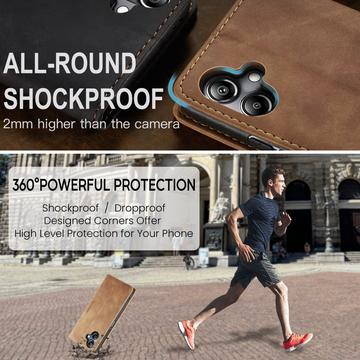 Samsung Galaxy A06 Caseme 013 Series Pung - Brun