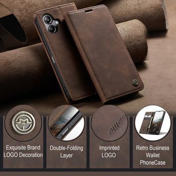 Samsung Galaxy A06 Caseme 013 Series Pung - Kaffe