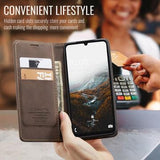 Samsung Galaxy A06 Caseme 013 Series Pung - Kaffe