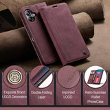 Samsung Galaxy A06 Caseme 013 Series Pung - Vinrød