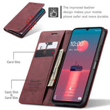 Samsung Galaxy A06 Caseme 013 Series Pung - Vinrød