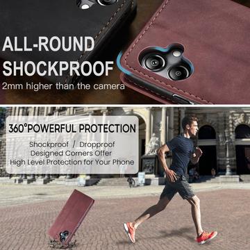 Samsung Galaxy A06 Caseme 013 Series Pung - Vinrød