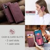 Samsung Galaxy A06 Caseme 013 Series Pung - Vinrød