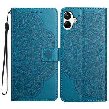 Samsung Galaxy A06 Mandala Series Etui med Pung - Blå