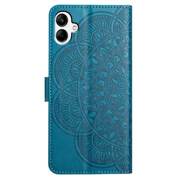 Samsung Galaxy A06 Mandala Series Etui med Pung - Blå