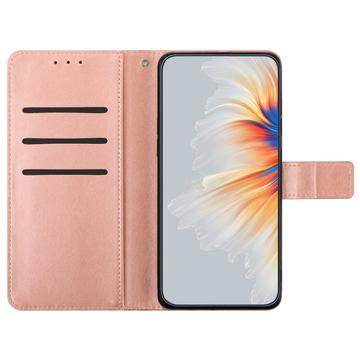Samsung Galaxy A06 Mandala Series Etui med Pung - Rødguld
