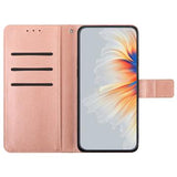 Samsung Galaxy A06 Mandala Series Etui med Pung - Rødguld