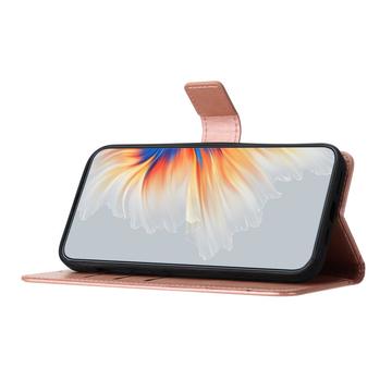 Samsung Galaxy A06 Mandala Series Etui med Pung - Rødguld