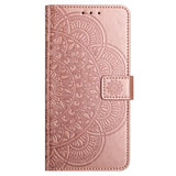 Samsung Galaxy A06 Mandala Series Etui med Pung - Rødguld