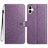 Samsung Galaxy A06 Mandala Series Etui med Pung - Lilla