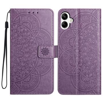 Samsung Galaxy A06 Mandala Series Etui med Pung - Lilla