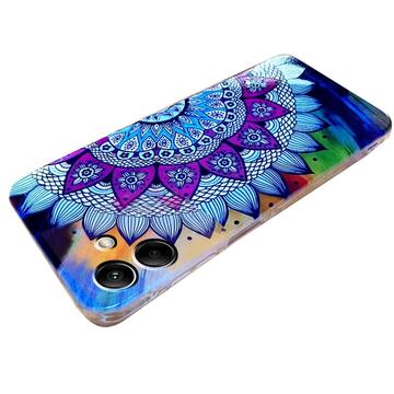 Samsung Galaxy A06 Stilfuld Ultra-Slim TPU Cover - Mandala blomst