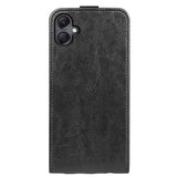 Samsung Galaxy A06 Vertikal Flip Cover med Kortholder - Sort
