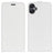 Samsung Galaxy A06 Vertikal Flip Cover med Kortholder - Hvid