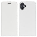 Samsung Galaxy A06 Vertikal Flip Cover med Kortholder - Hvid