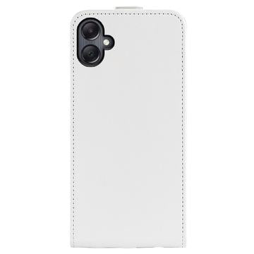 Samsung Galaxy A06 Vertikal Flip Cover med Kortholder - Hvid