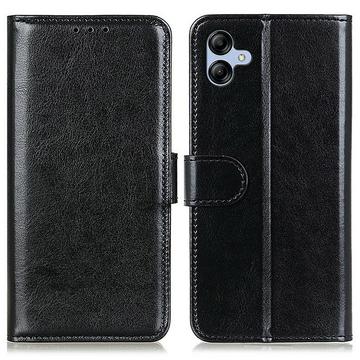 Samsung Galaxy A06/A07 4G/5G Pung Etui med Stativ - sort