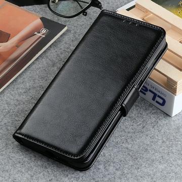 Samsung Galaxy A06/A07 4G/5G Pung Etui med Stativ - sort