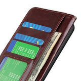 Samsung Galaxy A06/A07 5G Pung Etui med Stativ - Brun