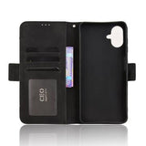 Samsung Galaxy A07 4G Kortholder Pung Etui - Sort