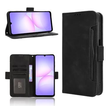 Samsung Galaxy A07 4G Kortholder Pung Etui - Sort