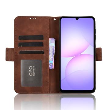 Samsung Galaxy A07 4G Kortholder Pung Etui - Brun