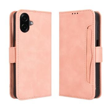 Samsung Galaxy A07 4G Kortholder Pung Etui - Pink