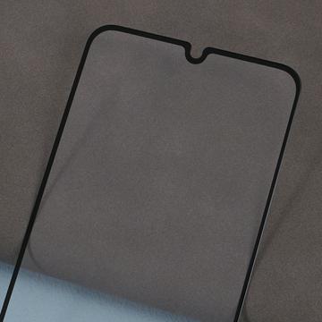 Samsung Galaxy A07 4G/A06 Skærmbeskyttelse Hærdet Glas - Full Fit - 9H - Sort kant