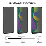 Samsung Galaxy A07 4G/A06 Privacy Skærmbeskyttelse Hærdet Glas - 9H