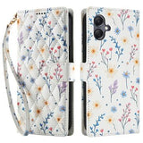 Samsung Galaxy A07 4G Rhombisk Blomsterpung - farverige blomster