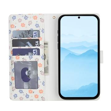 Samsung Galaxy A07 4G Rhombisk Blomsterpung - farverige blomster