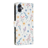 Samsung Galaxy A07 4G Rhombisk Blomsterpung - farverige blomster