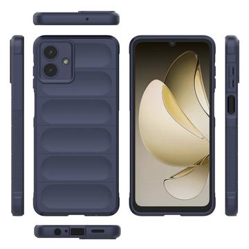 Samsung Galaxy A07 4G/5G Rugged TPU Cover - Mørkeblå