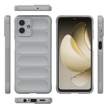 Samsung Galaxy A07 4G/5G Rugged TPU Cover - Lysegrå