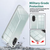 Samsung Galaxy A07 4G Ridsefast Hybrid Cover - Gennemsigtig