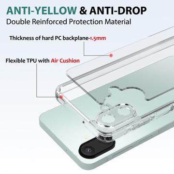 Samsung Galaxy A07 4G Ridsefast Hybrid Cover - Gennemsigtig
