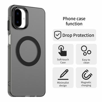 Samsung Galaxy A07 4G UltraGuard Matte MagSafe Cover - Sort