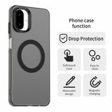 Samsung Galaxy A07 4G UltraGuard Matte MagSafe Cover - Sort