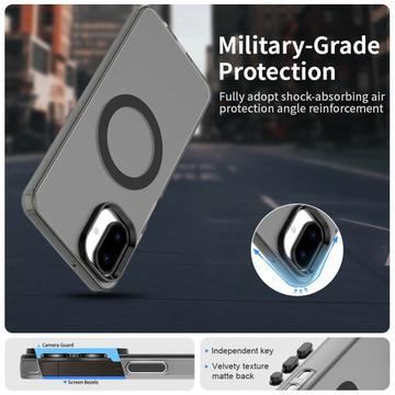 Samsung Galaxy A07 4G UltraGuard Matte MagSafe Cover - Sort