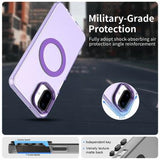 Samsung Galaxy A07 4G UltraGuard Matte MagSafe Cover - mørk lilla