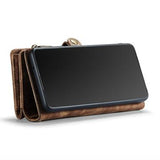 Samsung Galaxy A12 Caseme 2-i-1 Multifunktionel Pung - Brun