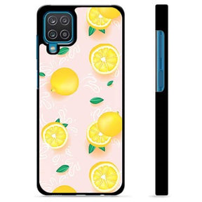 Samsung Galaxy A12 Beskyttende Cover - Citron Mønster