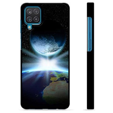 Samsung Galaxy A12 Beskyttende Cover - Verdensrum