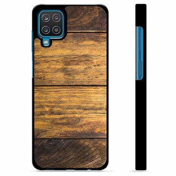 Samsung Galaxy A12 Beskyttende Cover - Træ