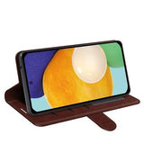 Samsung Galaxy A13 Pung Taske med Magnetisk Lukning - Brun