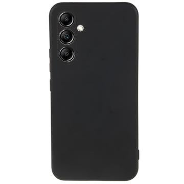 Samsung Galaxy A14/A14 5G Anti-Fingeraftryk Mat TPU Cover - Sort