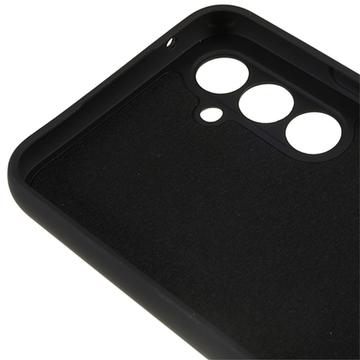 Samsung Galaxy A14/A14 5G Anti-Fingeraftryk Mat TPU Cover - Sort