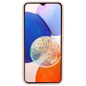 Samsung Galaxy A14/A14 5G Anti-Fingeraftryk Mat TPU Cover - Pink
