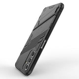 Samsung Galaxy A14/A14 5G Armor Series Hybrid Cover med Stativ - Sort