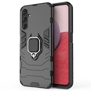 Samsung Galaxy A14/A14 5G Hybrid Cover med Ring Holder - Sort